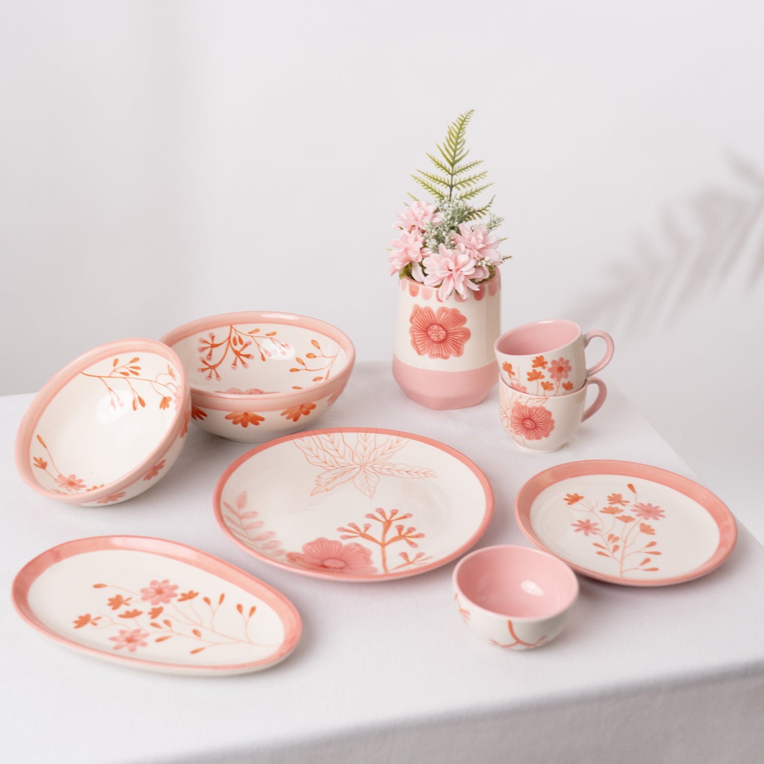 Blush & Briar Handpainted Serving Medium Bowl