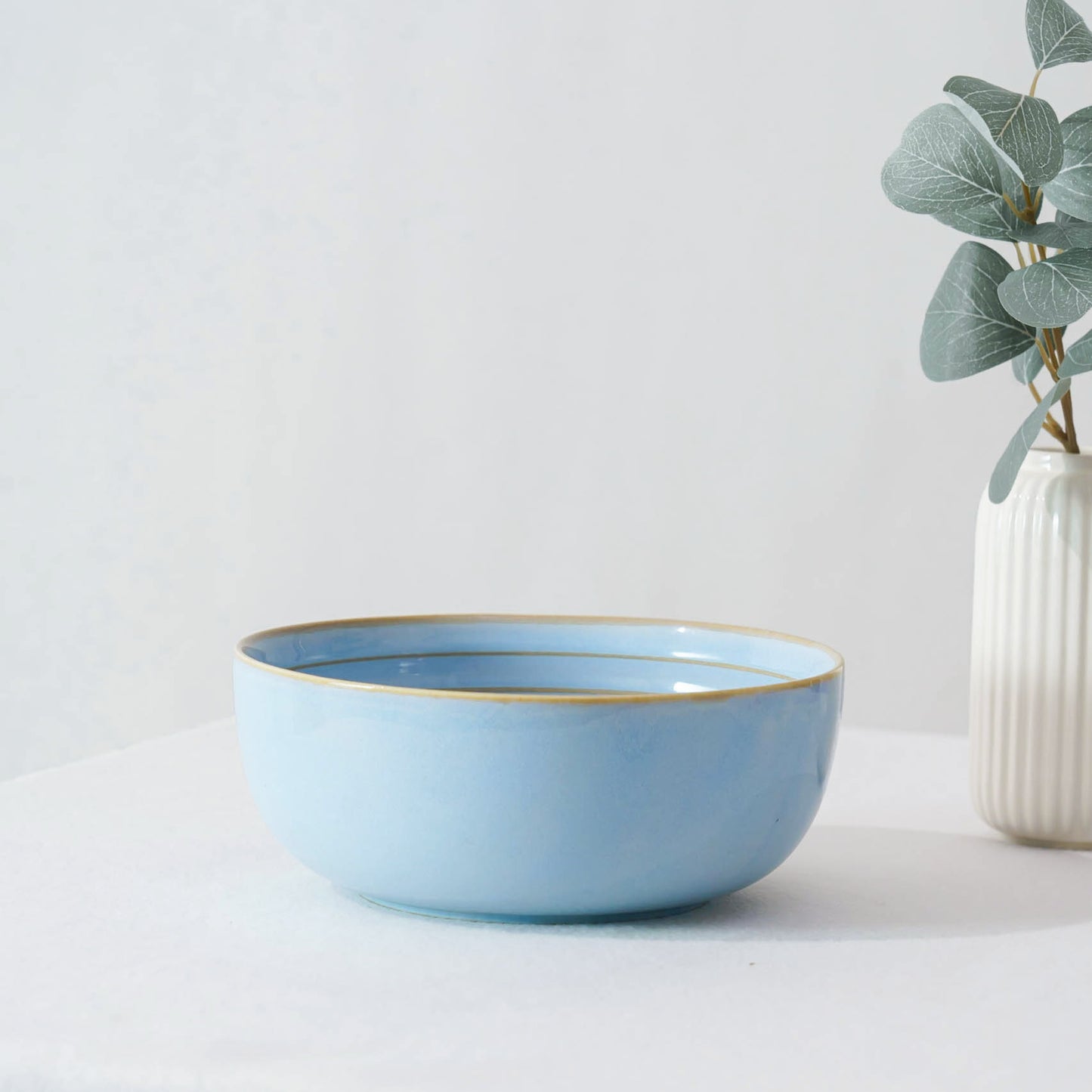 Nimbus Clay Serving Bowl - Sky Blue