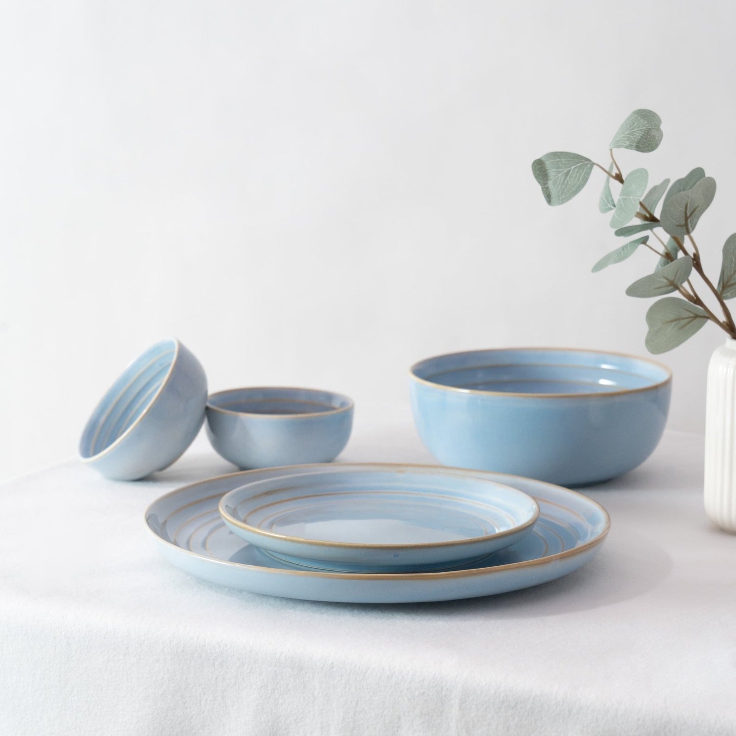 Nimbus Clay Dinner Plate- Sky Blue - Dinner Plate | haus & kinder