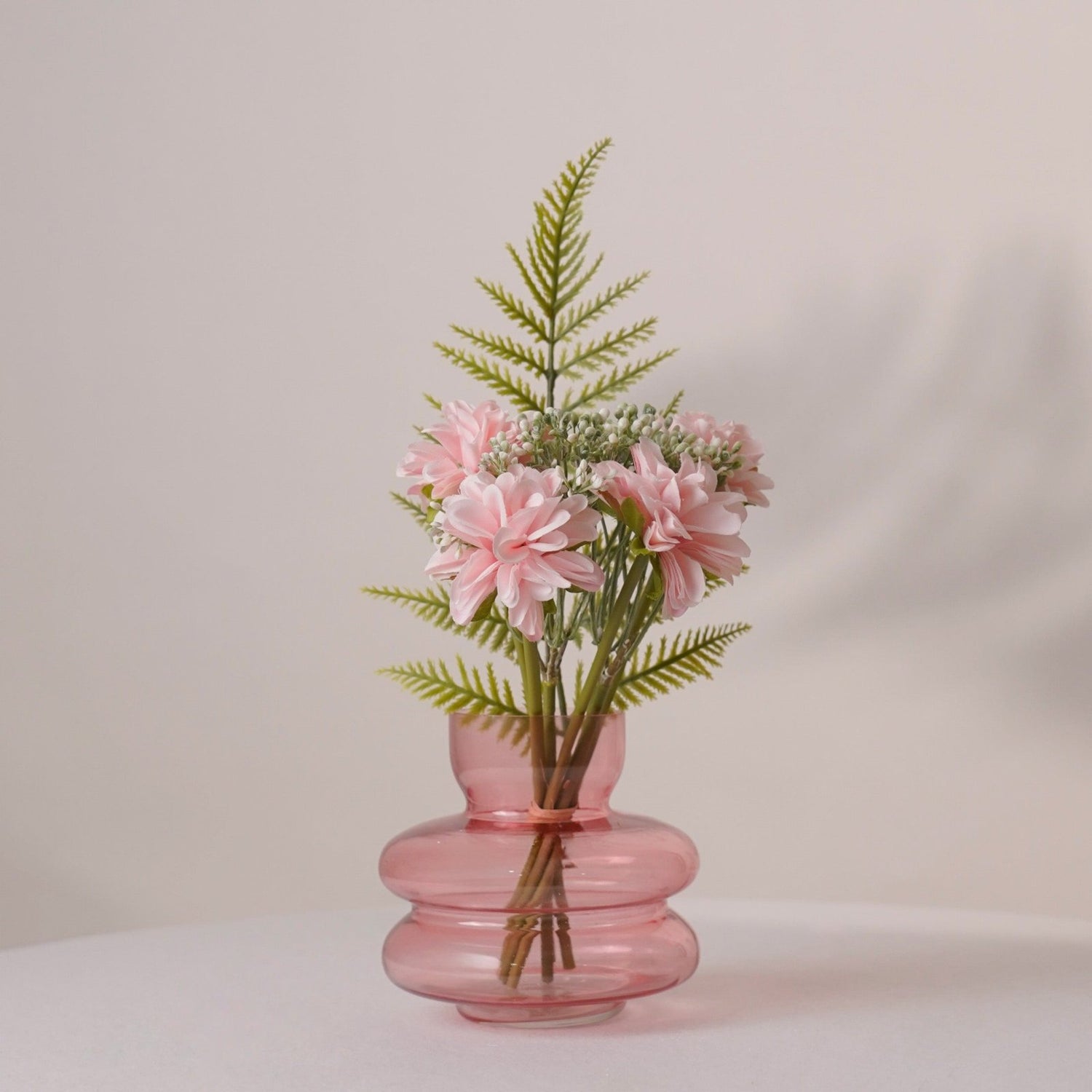 Rose Orb Glass Vase- Pink - Vase | haus & kinder
