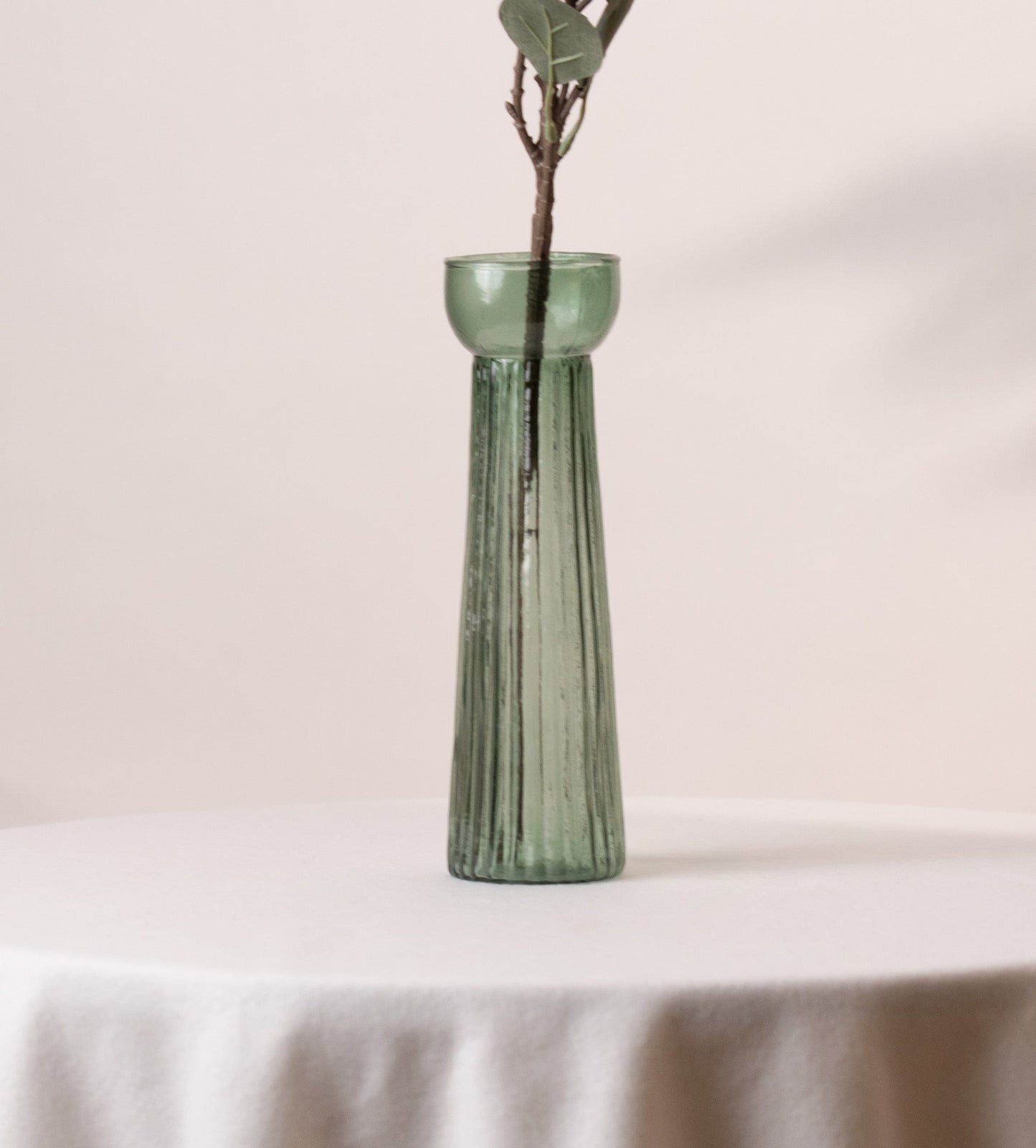 Jade Bloom Glass Vase Small- Green