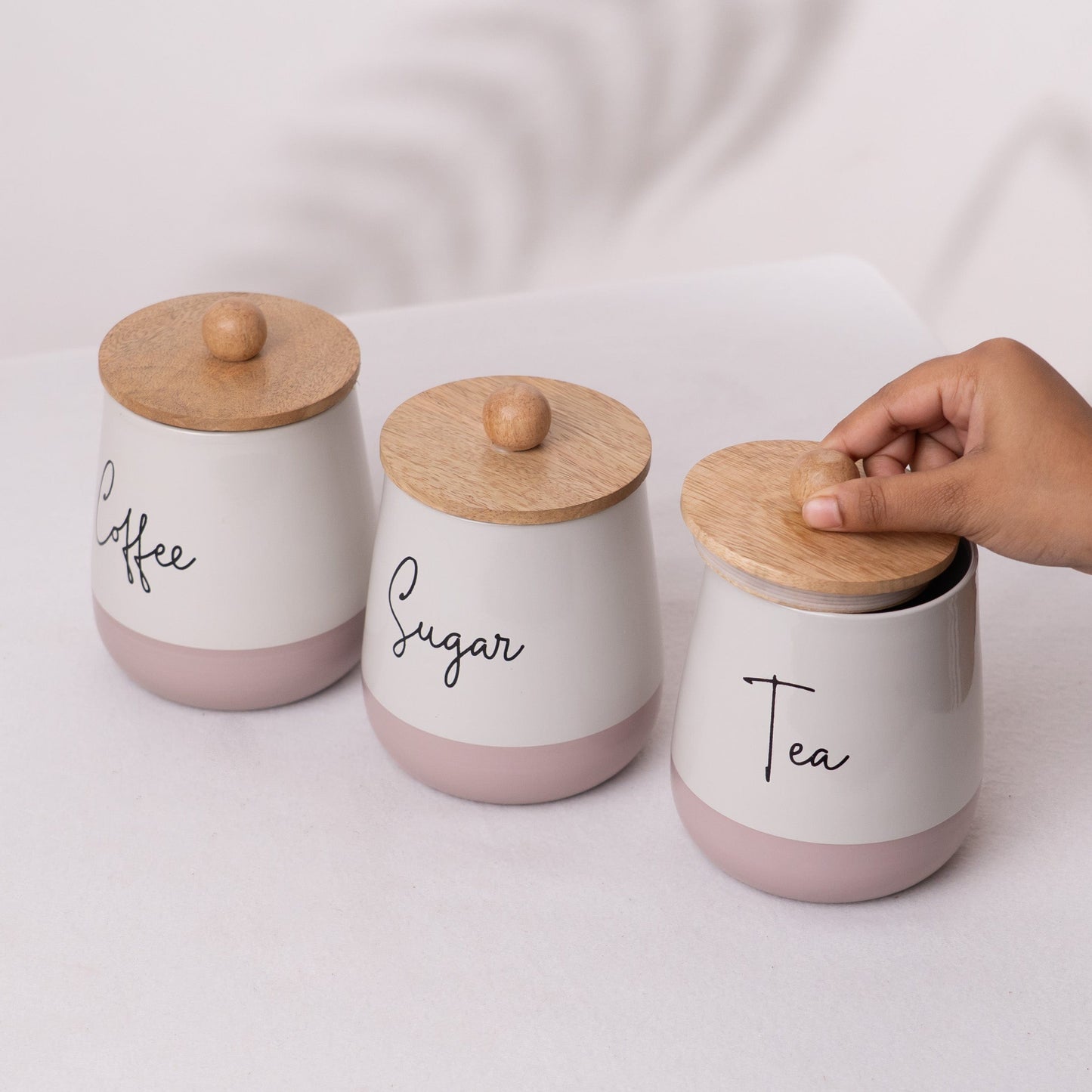 Gleam & Gather Tea Box- White & Blush