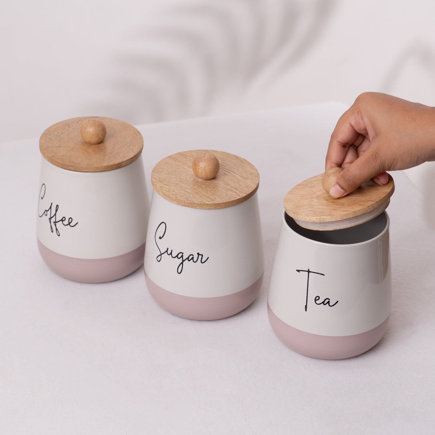 Gleam & Gather Coffee Box- White & Blush