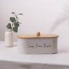 Gleam & Gather Bread Box White & Natural Wood
