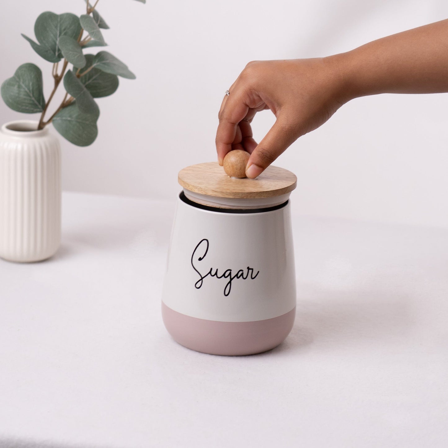 Gleam & Gather Sugar Box- White & Blush