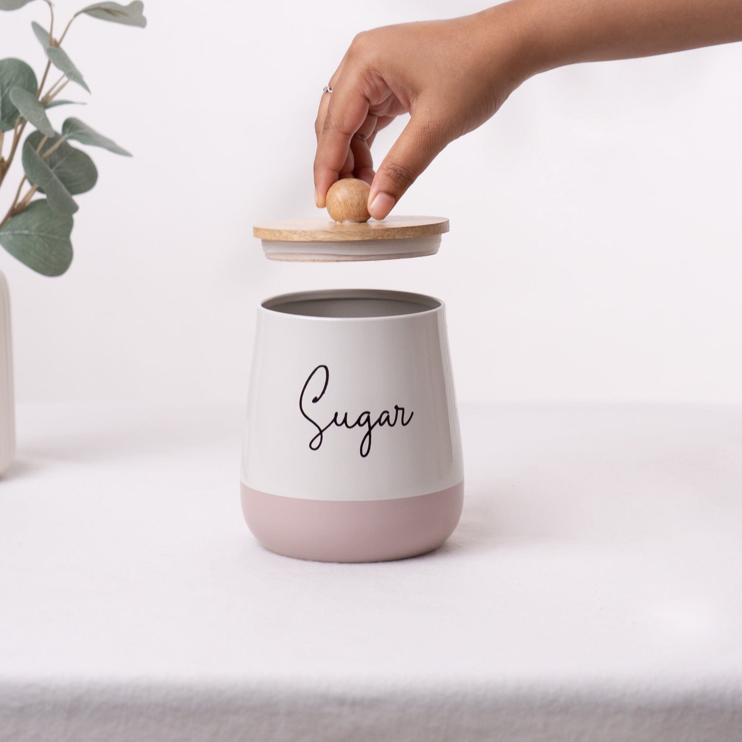 Gleam & Gather Sugar Box- White & Blush