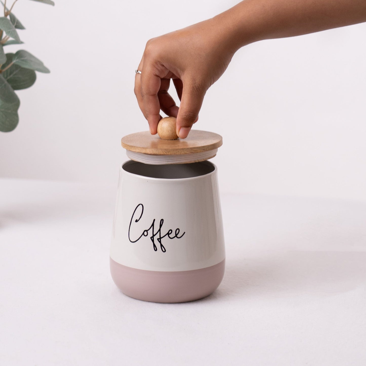 Gleam & Gather Coffee Box- White & Blush
