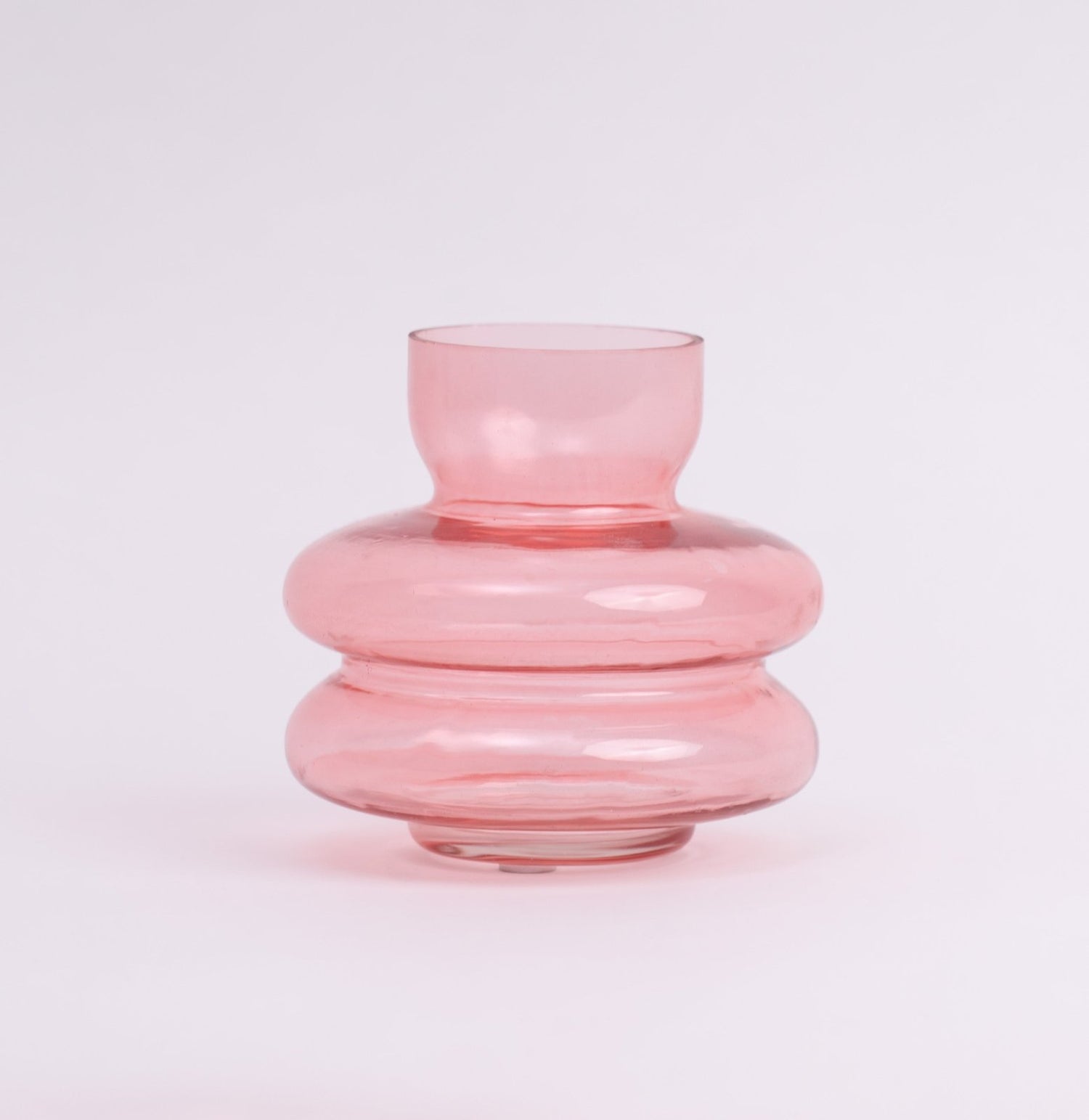 Rose Orb Glass Vase- Pink - Vase | haus & kinder