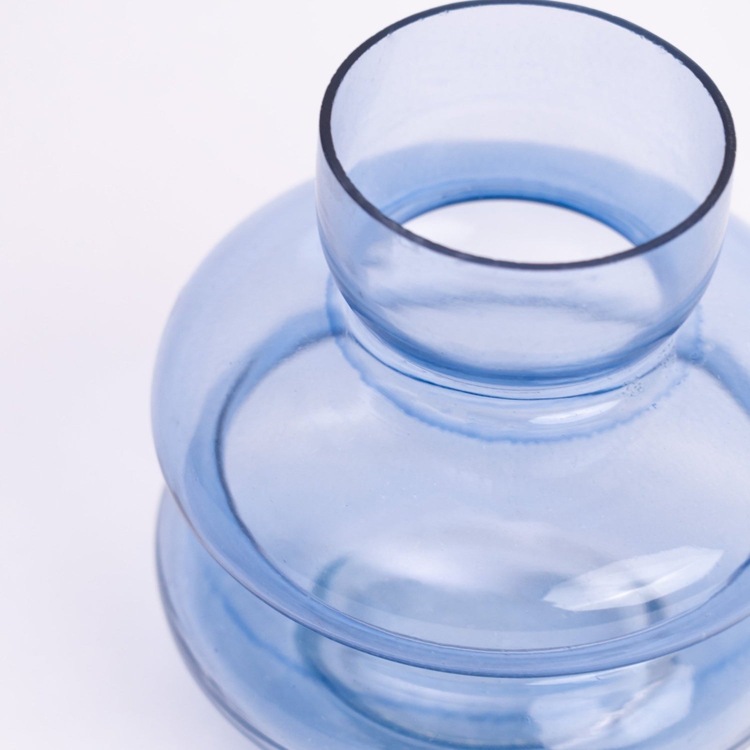 Sky Orb Glass Vase- Blue - Vase | haus & kinder