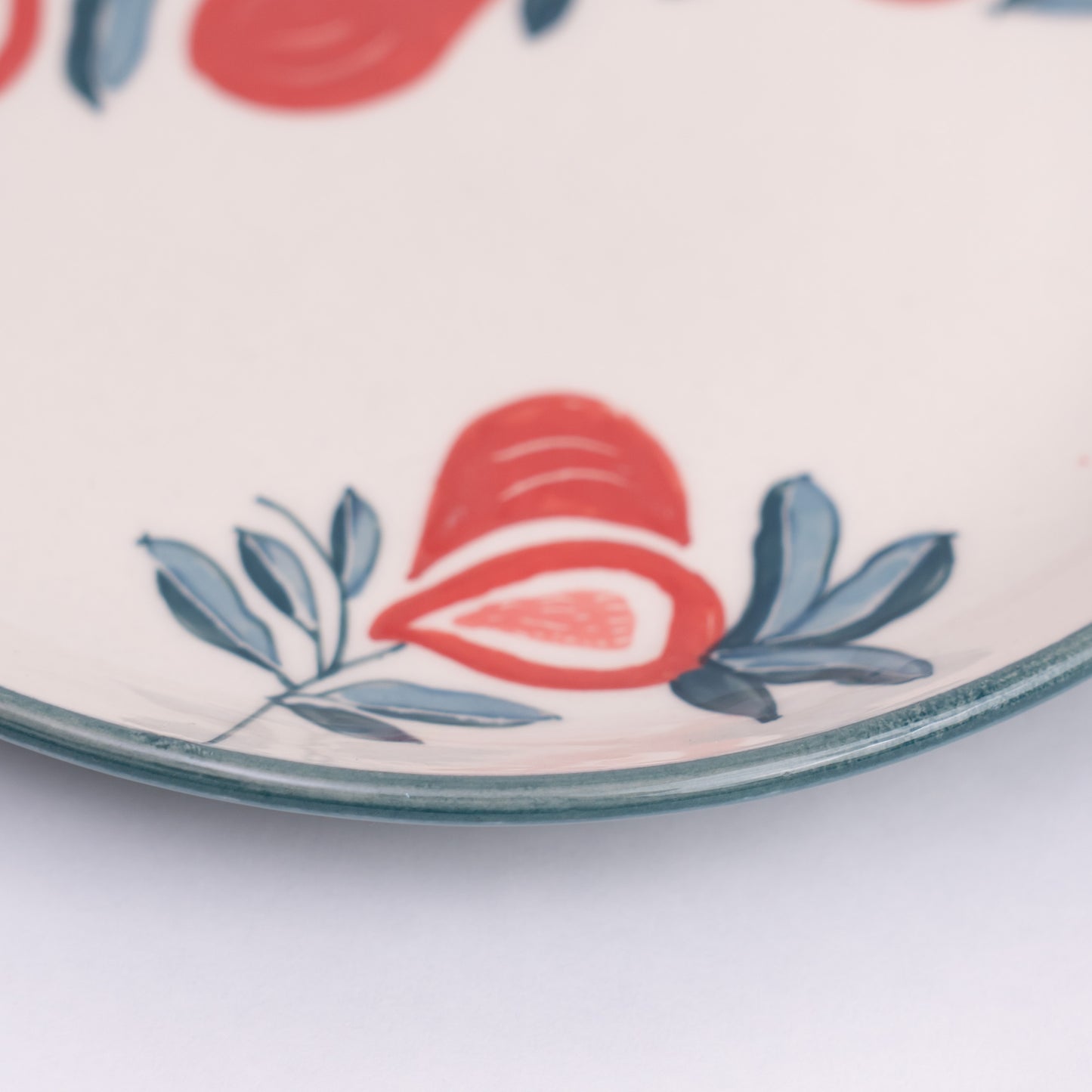 Fabled Fid Hand Painted Dinner plate