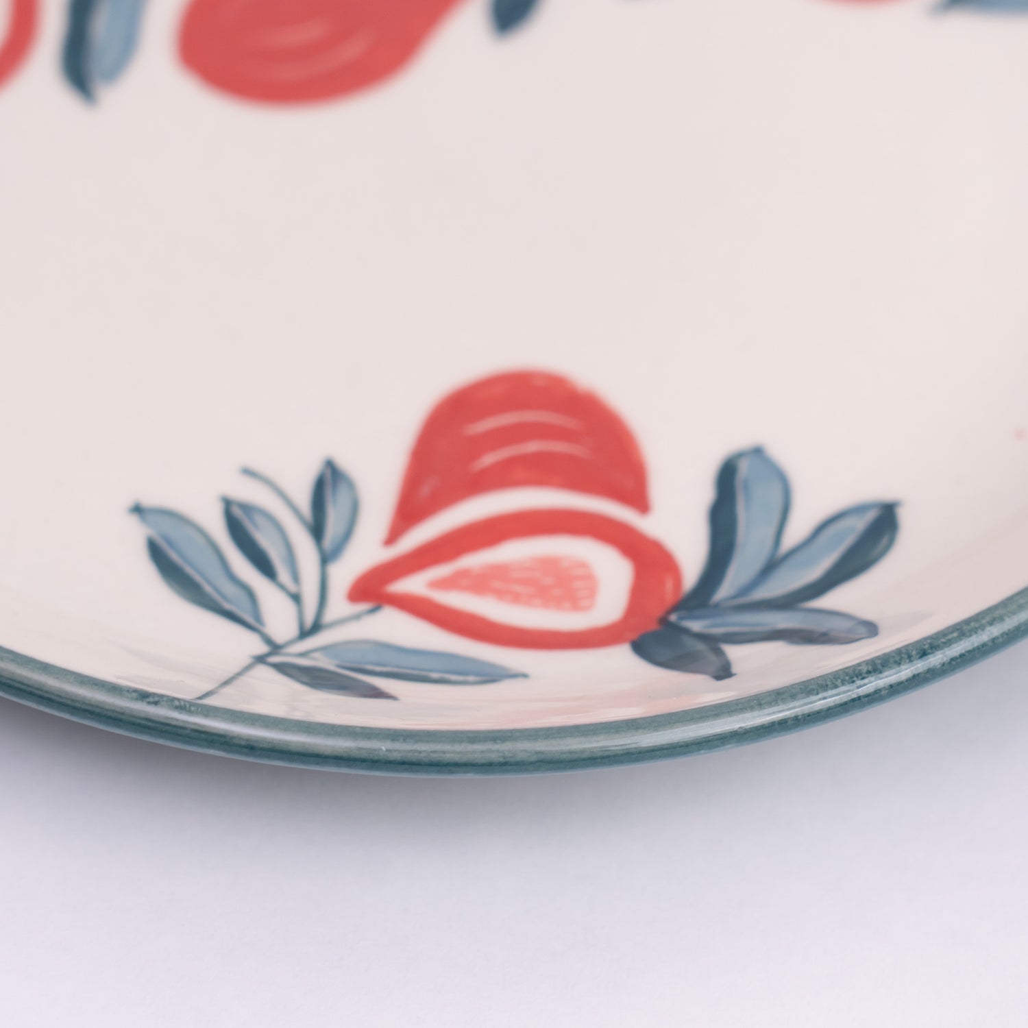 Fabled Fid Hand Painted Dinner plate
