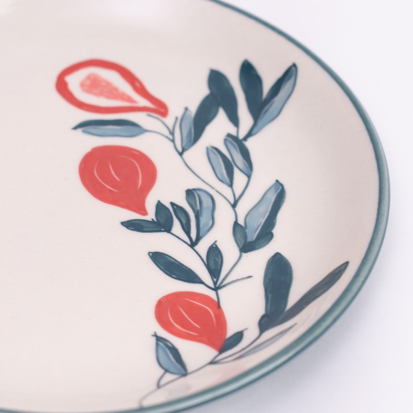 Fabled Fid Hand Painted Dinner plate