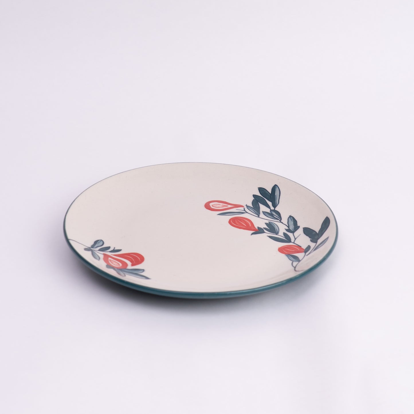 Fabled Fid Hand Painted Side Plate