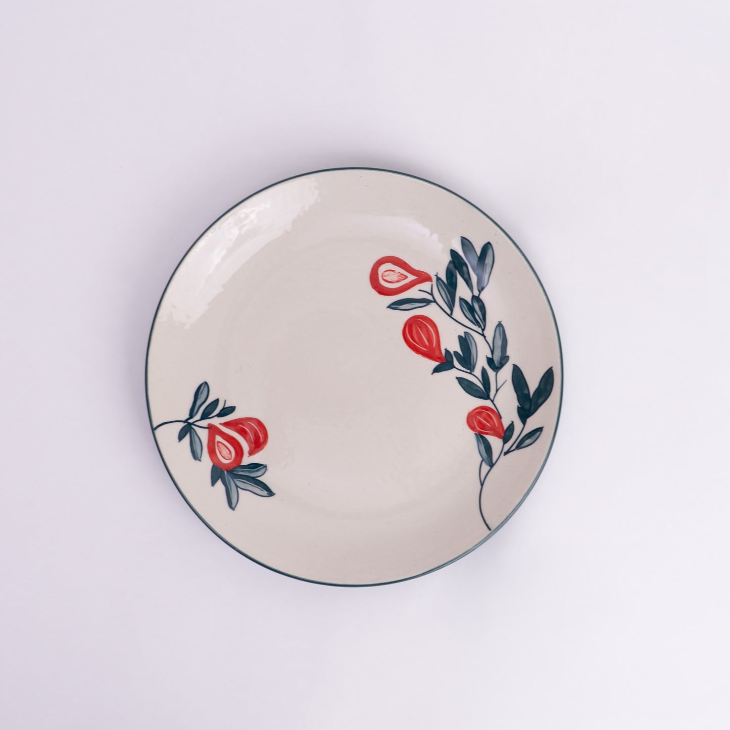 Fabled Fid Hand Painted Side Plate