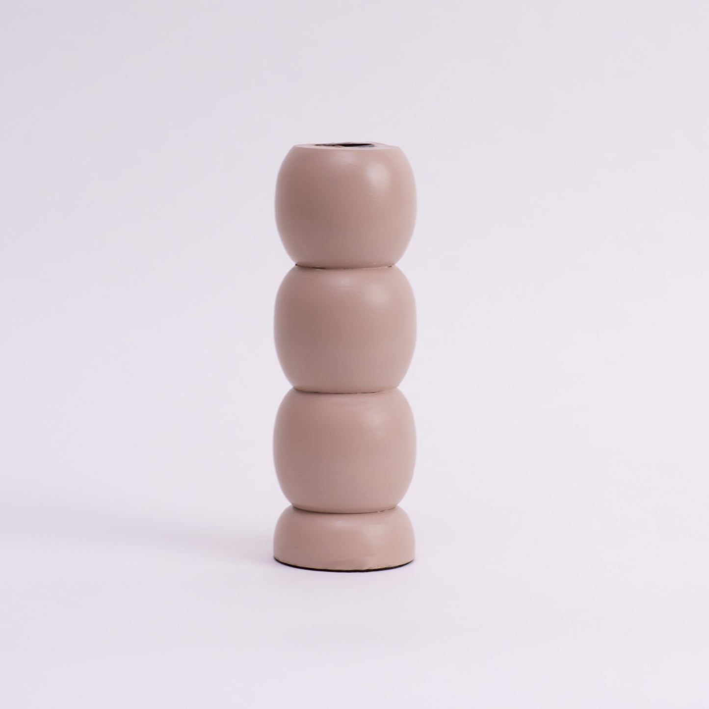 Vivid Glow Candle Holder- Peach, Aqua, Mauve