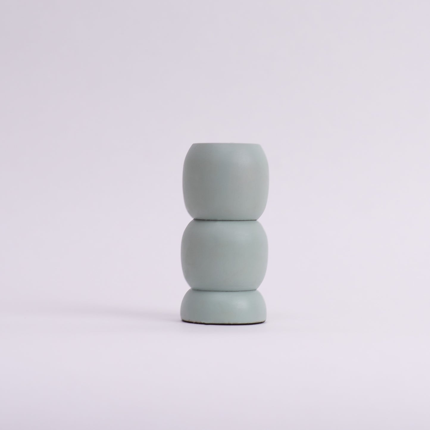 Vivid Glow Candle Holder- Peach, Aqua, Mauve