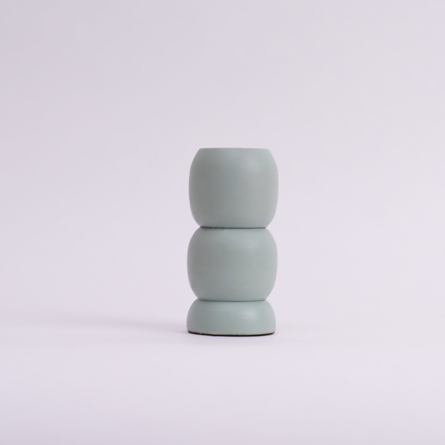 Vivid Glow Candle Holder- Peach, Aqua, Mauve Set of 3