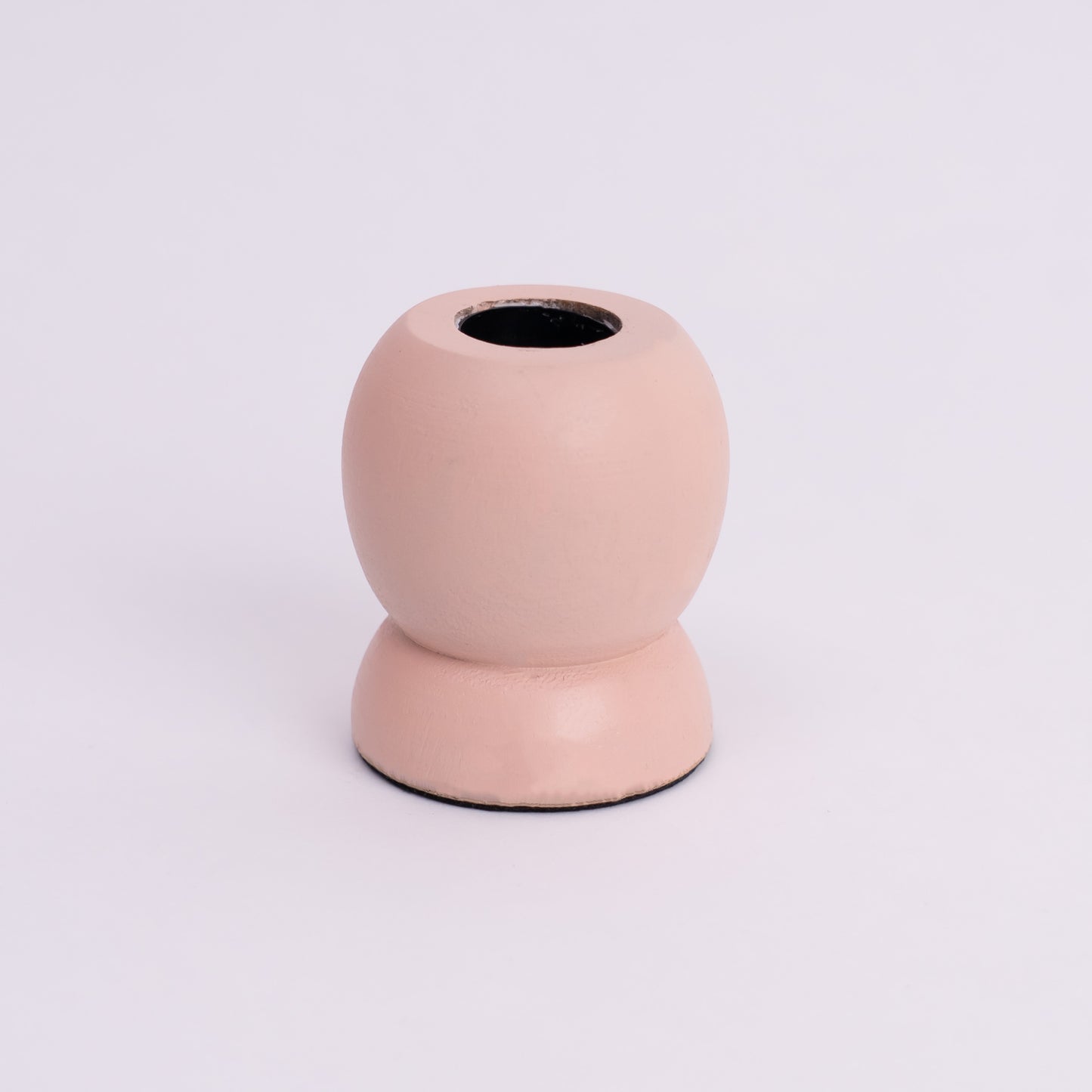 Vivid Glow Candle Holder- Peach, Aqua, Mauve