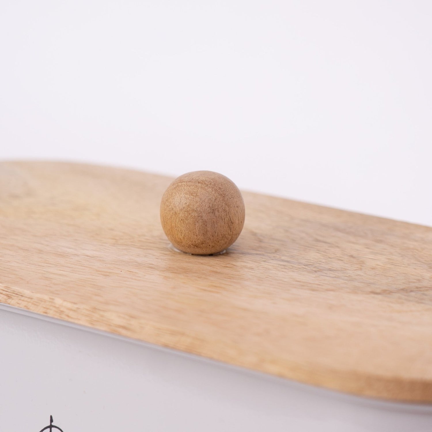 Gleam & Gather Bread Box White & Natural Wood - Bread Box | haus & kinder