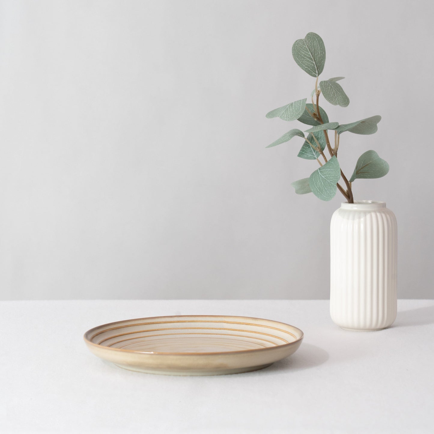 Drift Clay Dinner Plate- Beige