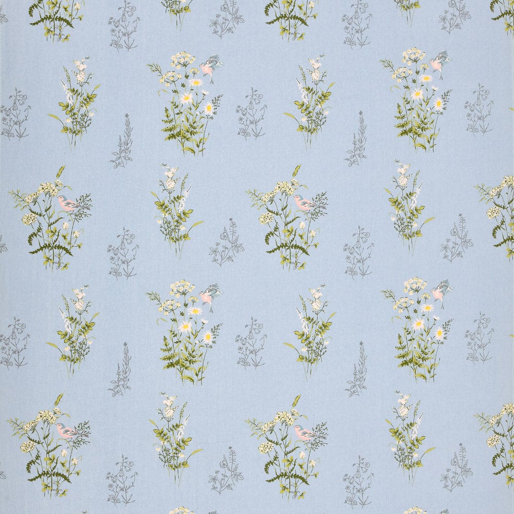 100% Cotton Single Size Bedsheet, Blue Bird