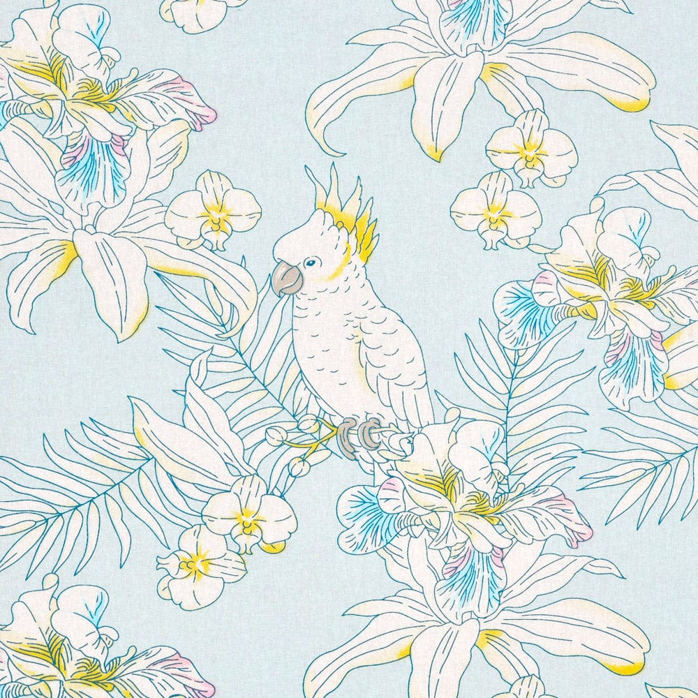 Tropical Bird, 100% Cotton King Size Bedsheet, 144 TC