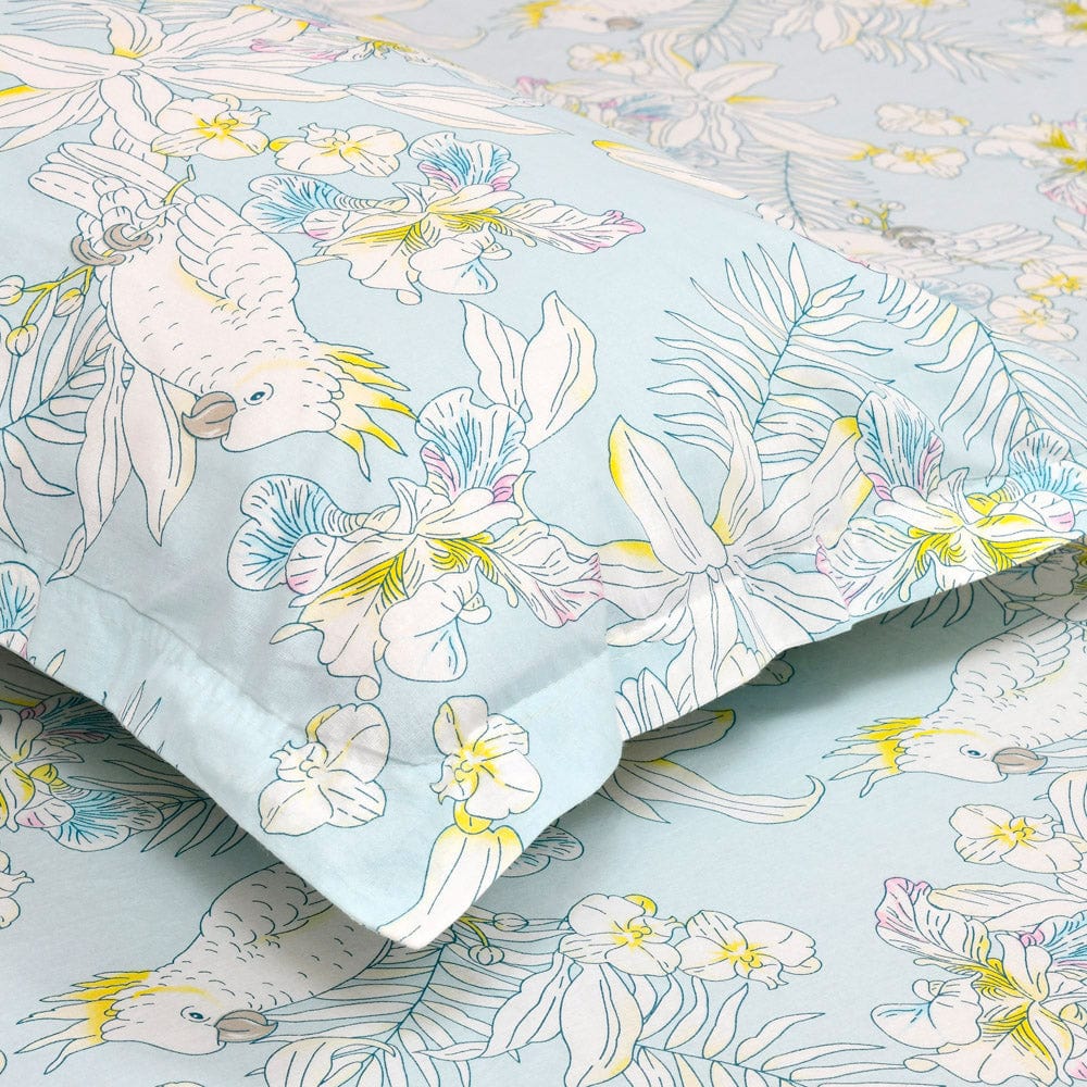 Tropical Bird, 100% Cotton King Size Bedsheet, 144 TC