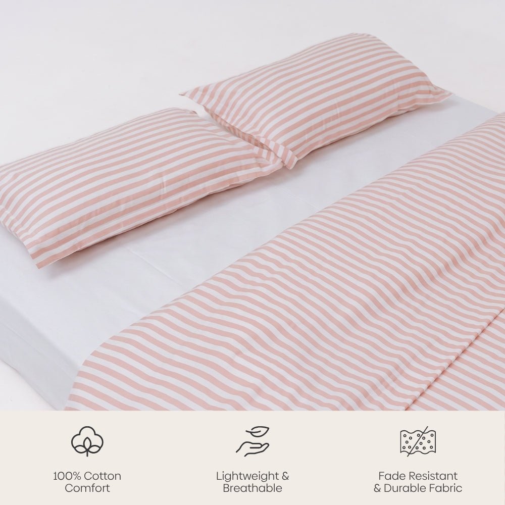 Momoiro Stripe Duvet Cover Set - Duvet Cover | haus & kinder