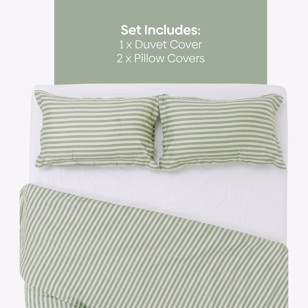 Tokiwairo Stripe Duvet Cover Set - Duvet Cover | haus & kinder