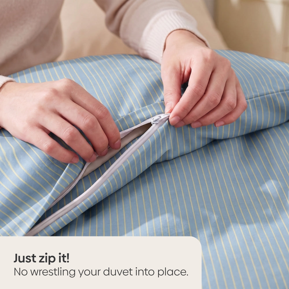 Seiran Stripe Duvet Cover Set