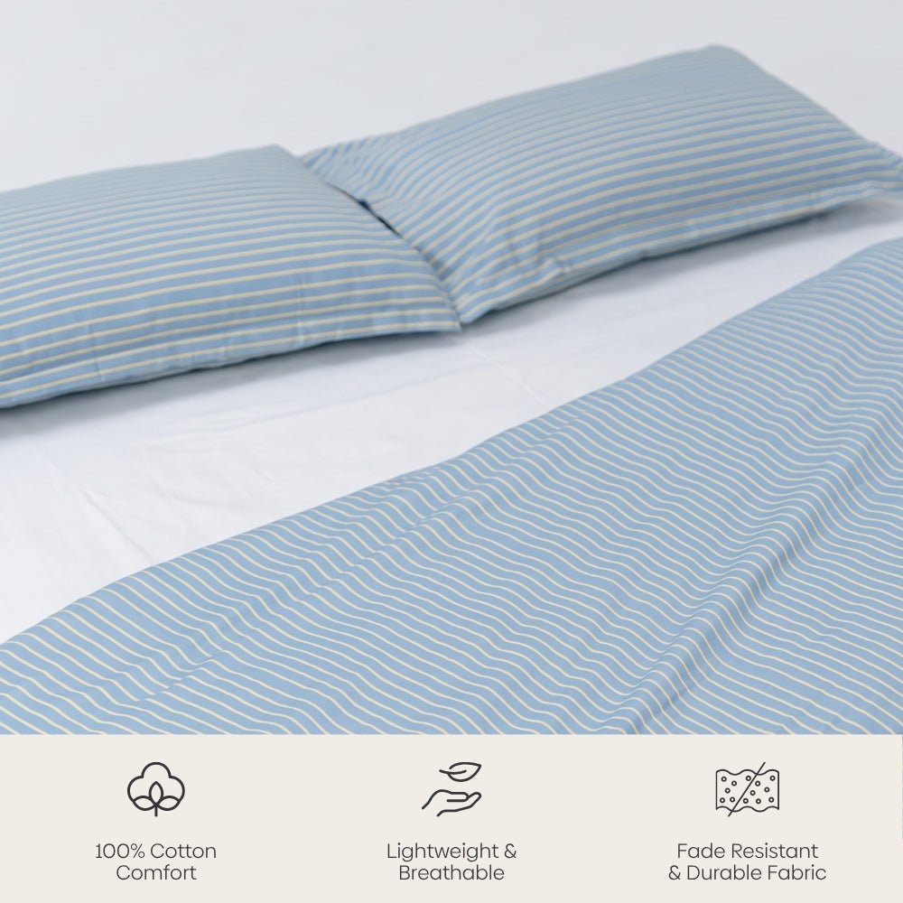 Seiran Stripe Duvet Cover Set - Duvet Cover | haus & kinder