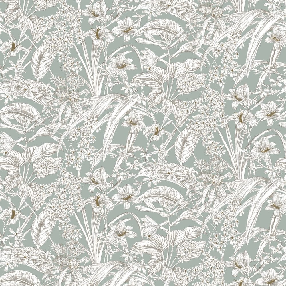 Emerald Jungle 100% Cotton King Bedsheet, 144 TC