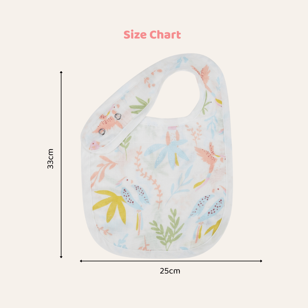 Tropical Twist : Pack of 3 Bibs - Baby Essentials | haus & kinder