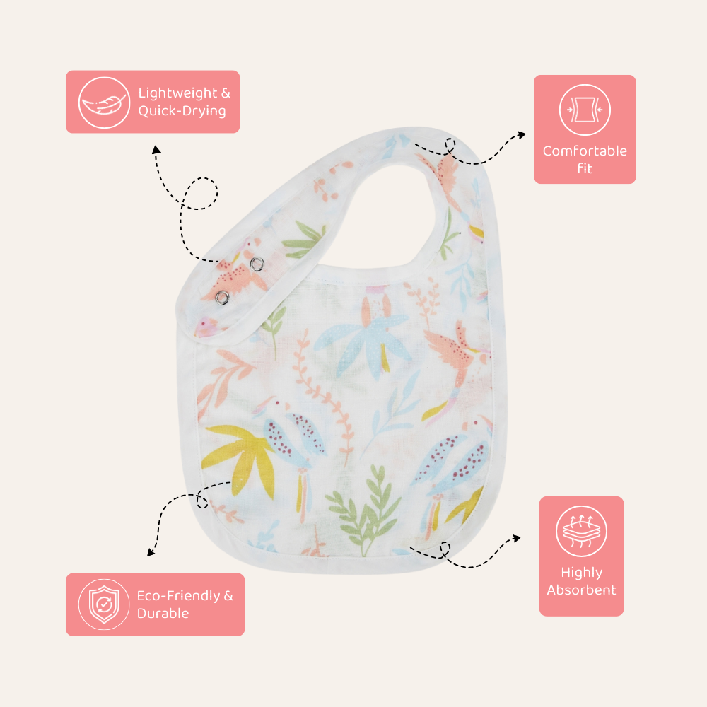 Tropical Twist : Pack of 3 Bibs