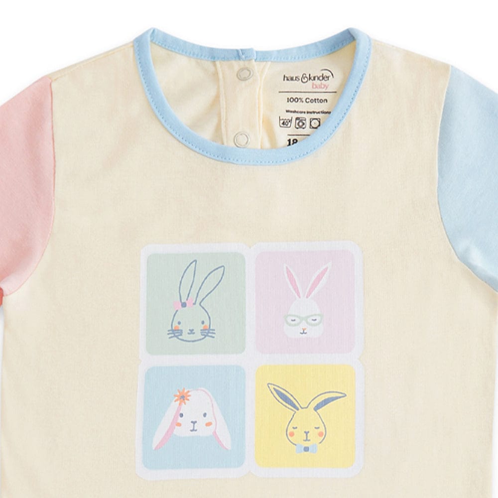 100% Cotton Half Sleeve Girl T-Shirt, White