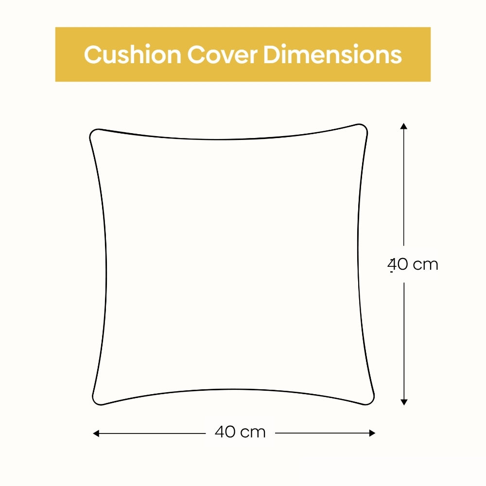 100% Cotton Digital Printed Cushion Covers, Pack of 5