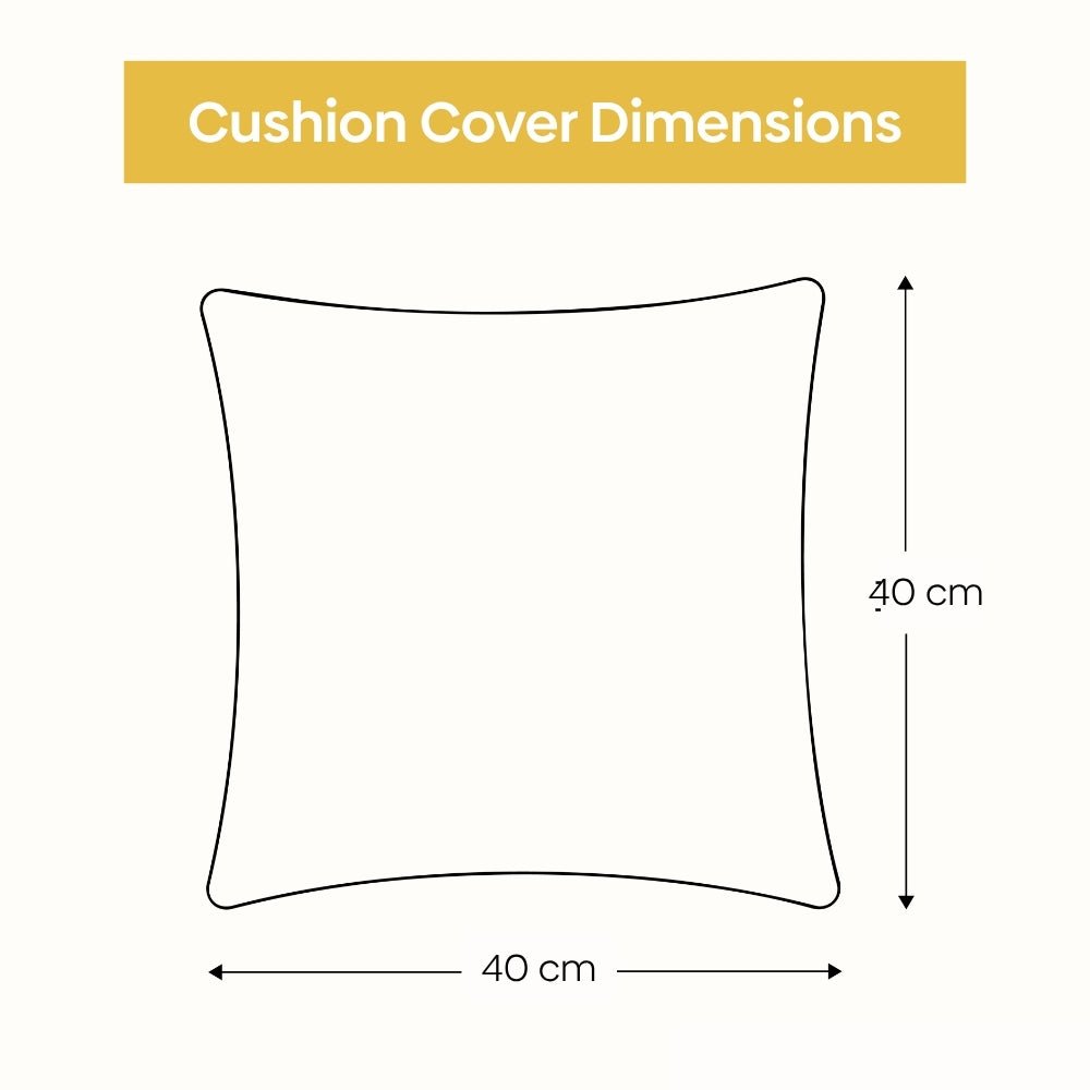 100% Cotton Digital Printed Cushion Covers, Pack of 5 - Cushion Covers | haus & kinder