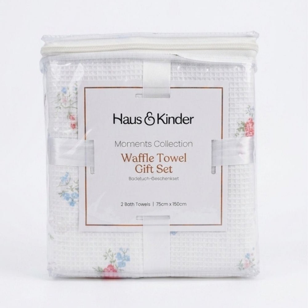 Moments 100% Cotton Waffle Bath Towel - Waffle Towel | haus & kinder