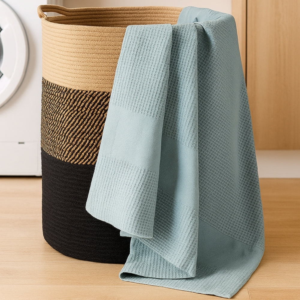Moments 100% Cotton Waffle Bath Towel