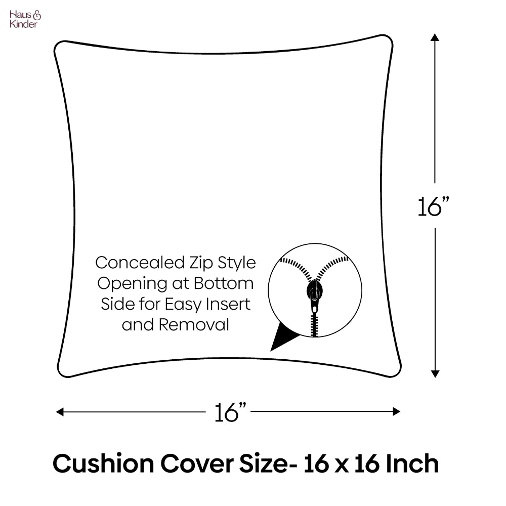 Radiance Decor & Cushion Cover Set of 6, Multicolor