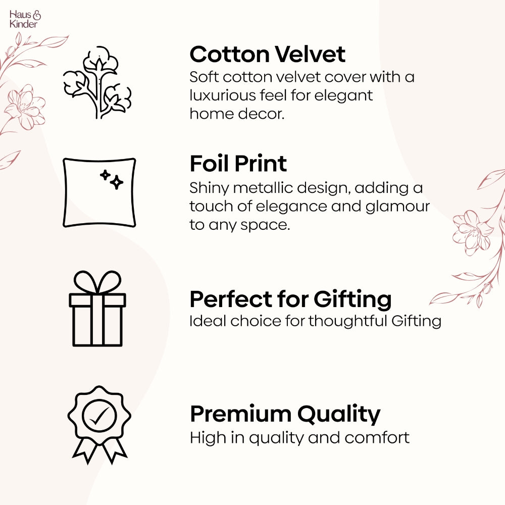 Radiance Decor & Cushion Cover Set of 6, Multicolor