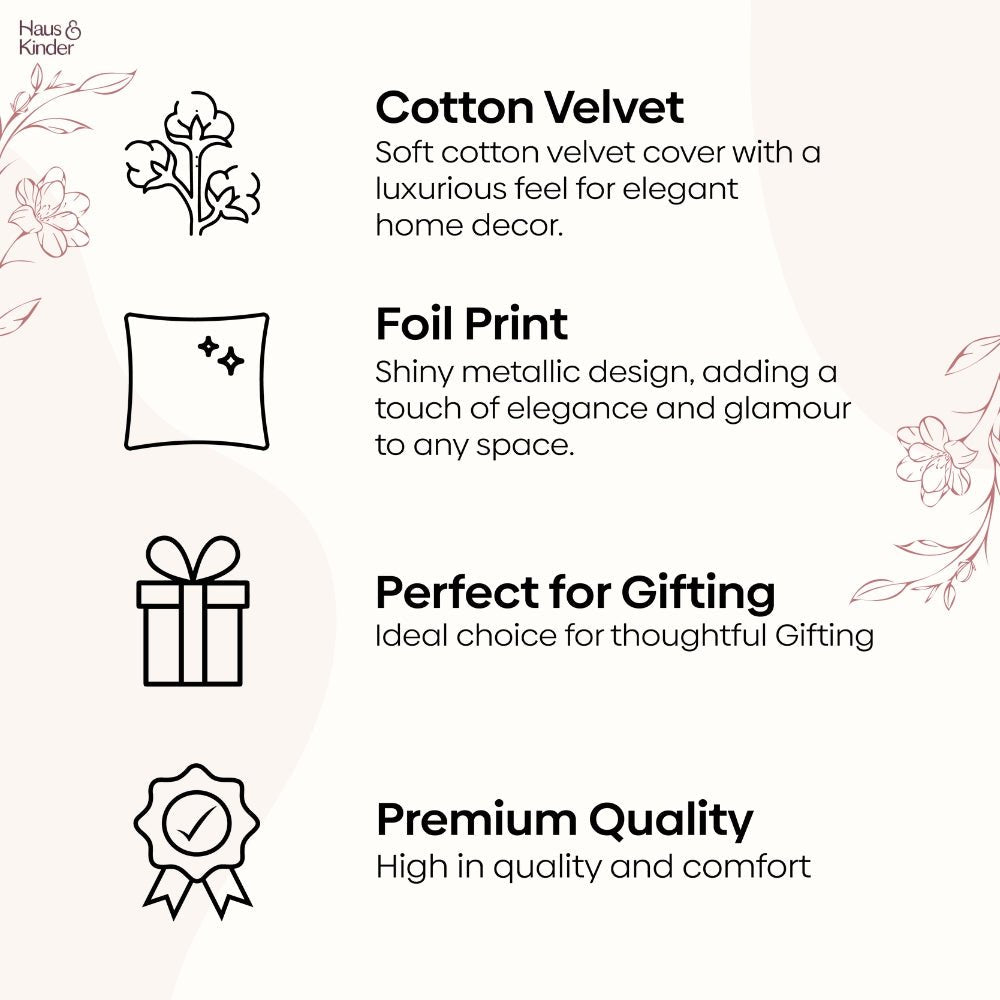 Radiance Decor & Cushion Cover Set of 6, Multicolor - | haus & kinder