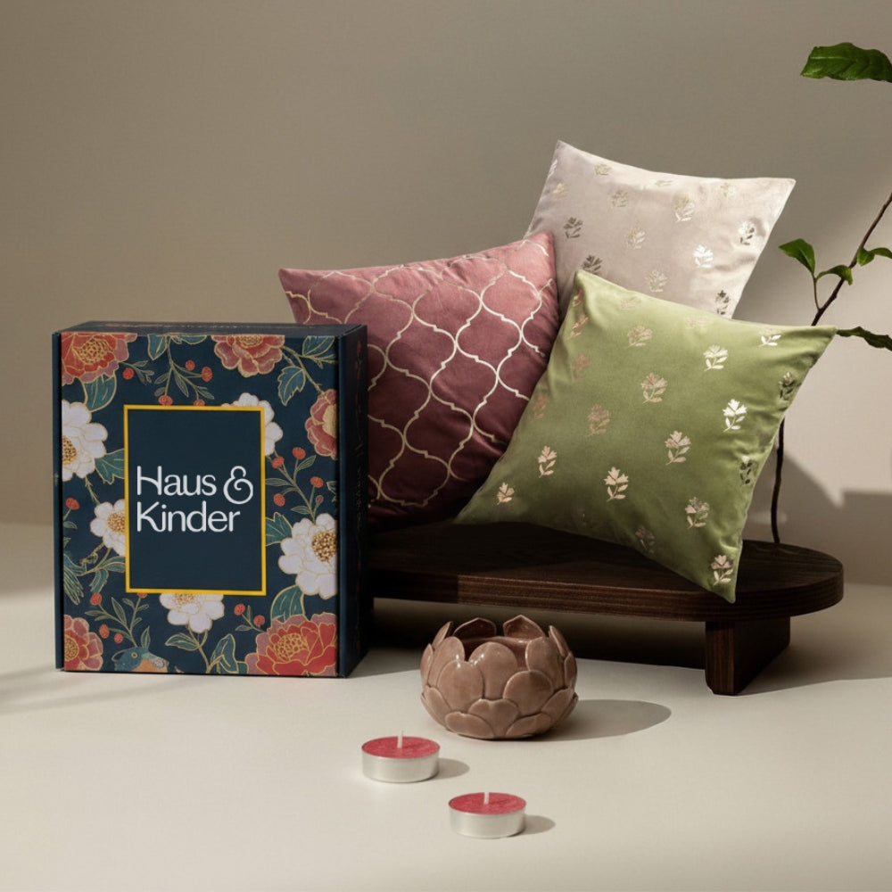 Radiance Decor & Cushion Cover Set of 6, Multicolor