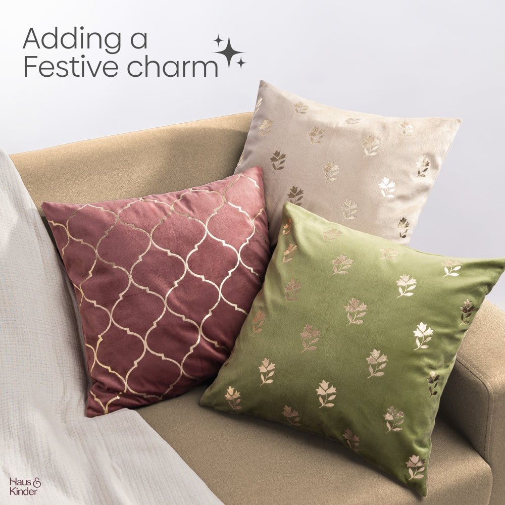 Radiance Decor & Cushion Cover Set of 6, Multicolor - | haus & kinder