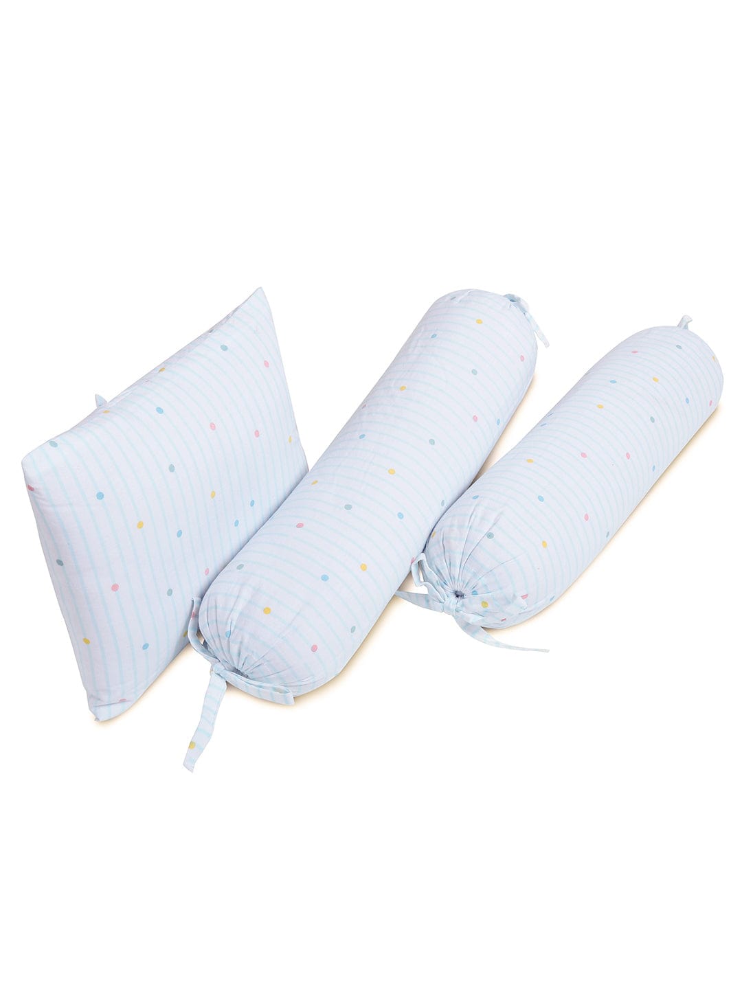 Elephantastic Baby Bedding Set: Mattress, Bolsters with Pillow (Pack of 4)