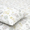Percale 210 TC Single Flat Bedsheet- Woodland Animal
