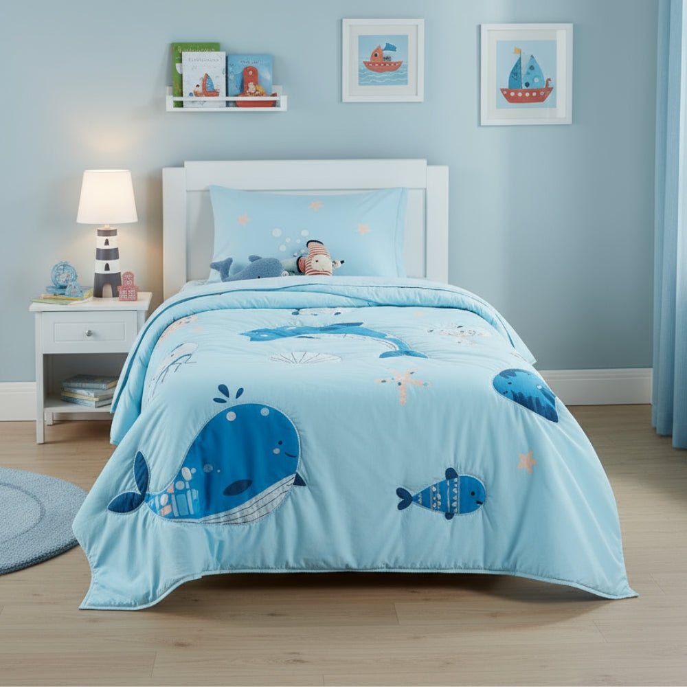 Vitamin Sea 100% cotton Kids Quilt - Blanket | haus & kinder