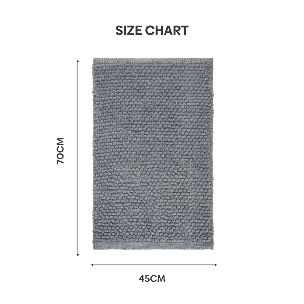 Pebblyn Popcorn Doormat, Grey