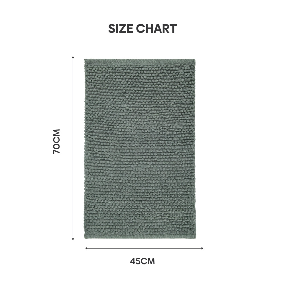 Pebblyn Popcorn Doormat, Sage Green