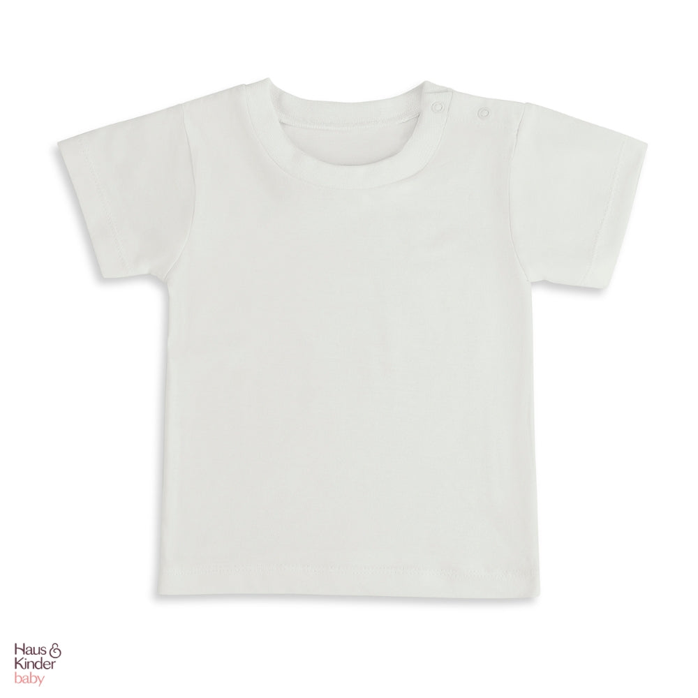 Baby Dungree with T-shirt- Blue & White